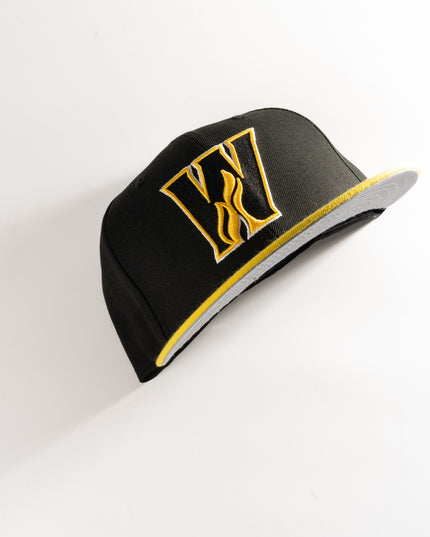New Era Calgary Wranglers Grilled Yellow 59Fifty Fitted Hat AHL