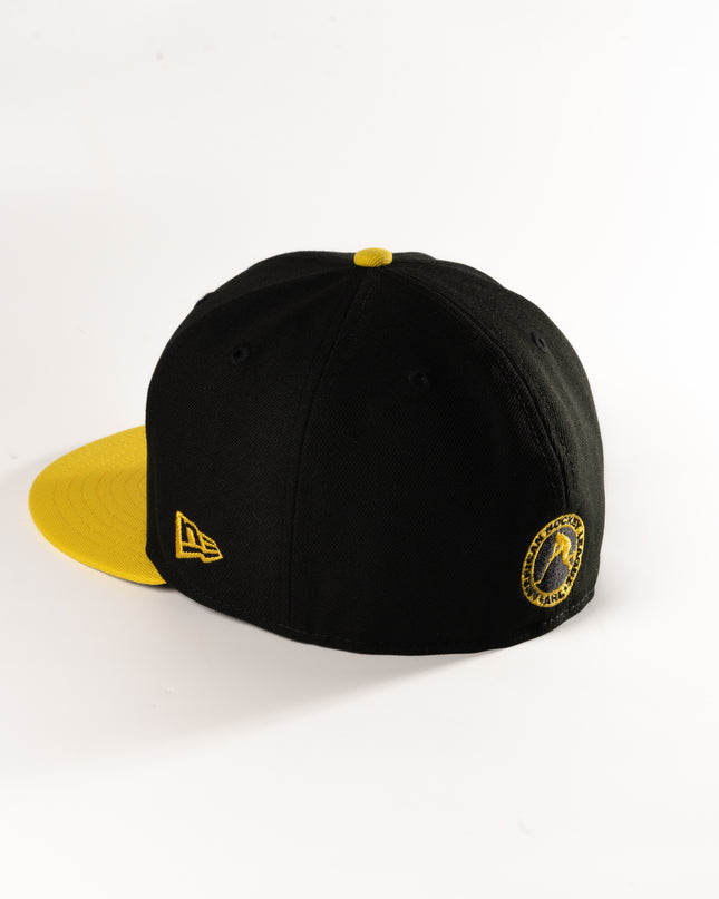 New Era Calgary Wranglers Grilled Yellow 59Fifty Fitted Hat AHL