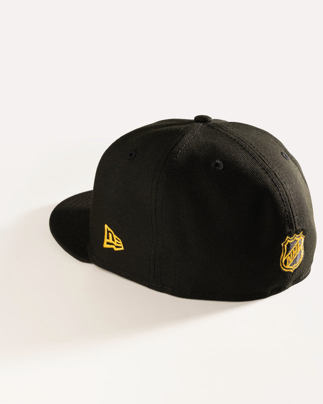 New Era Chicago Blackhawks Western Conference 59Fifty Fitted Hat Black NHL