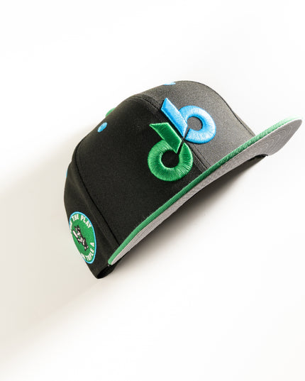 New Era Denver Bears 59Fifty Fitted Hat Black Green MILB