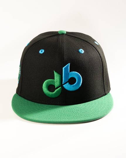 New Era Denver Bears 59Fifty Fitted Hat Black Green MILB