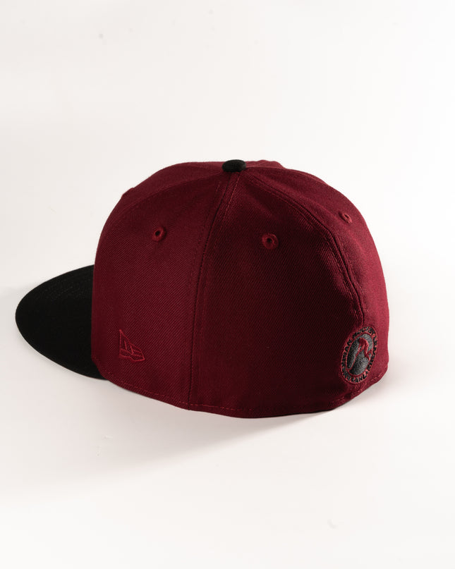 New Era Grand Rapid Griffins Cardinal 59Fifty Fitted Hat AHL