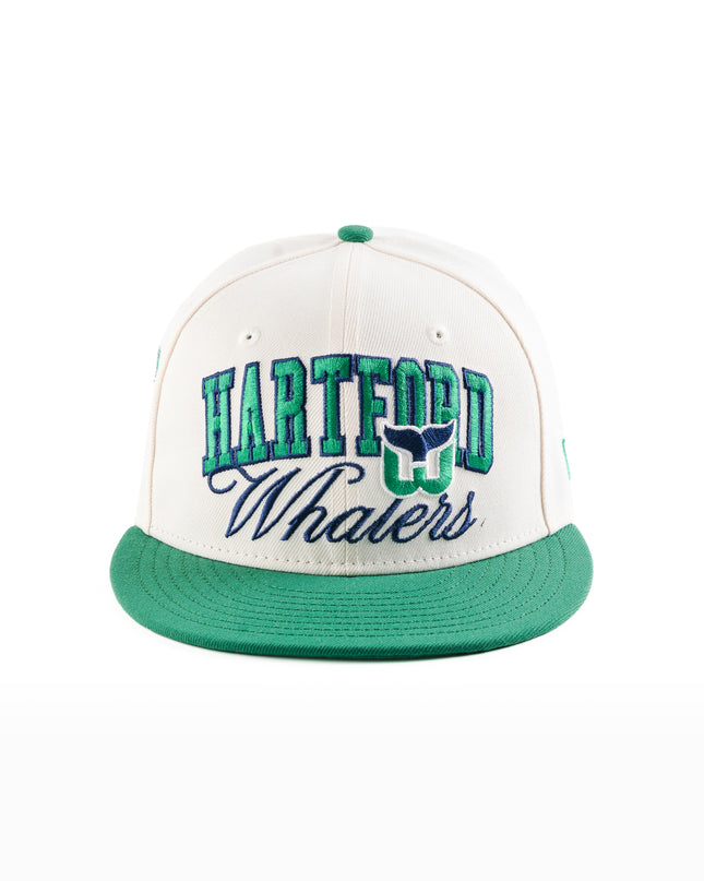 New Era Hartford Whalers Vintage Script 59Fifty Fitted Hat