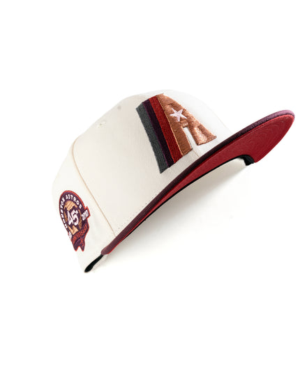 New Era Houston Astros Cherrywood 59Fifty Fitted Hat
