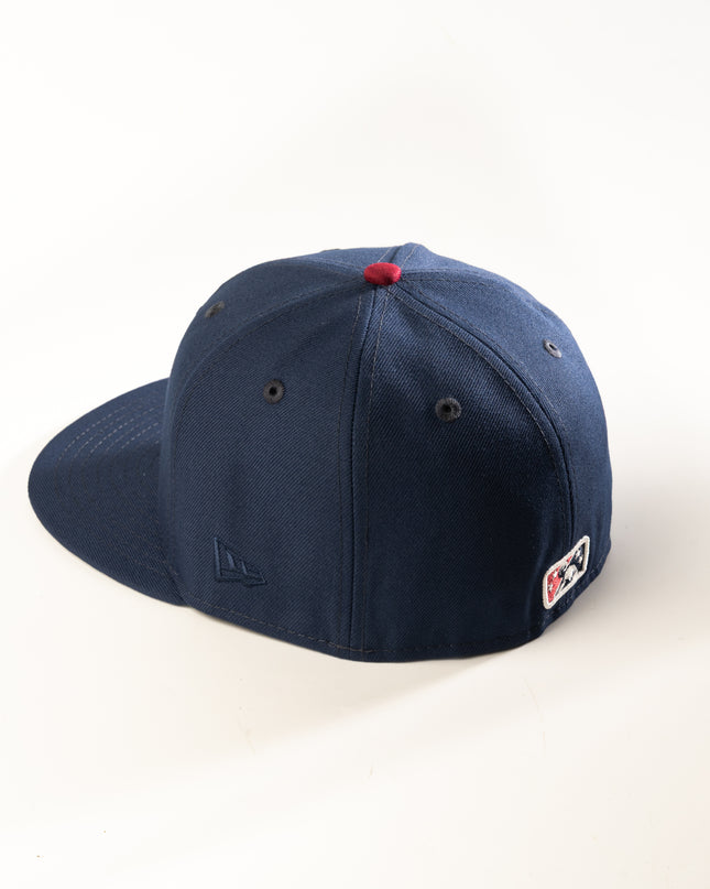 New Era Kannapolis Intimidators Piedmont Boil Weevils59Fifty Fitted Hat Blue MilB