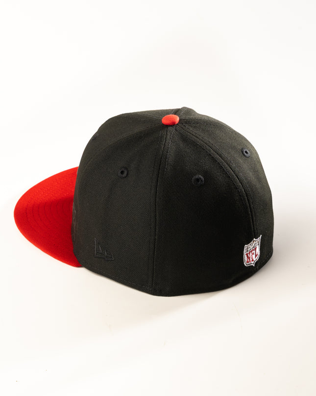 New Era Kansas City Chiefs 59Fifty Fitted Hat black red NFL