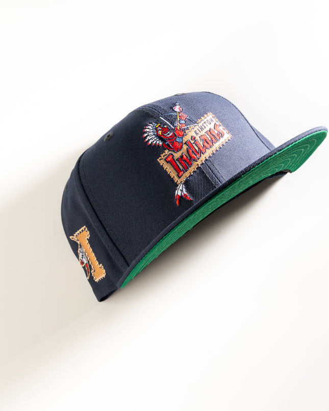 New Era Kinston Indians 59Fifty Fitted Hat Navy MILB