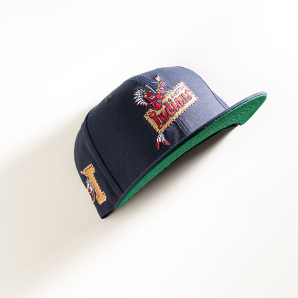 New Era Kinston Indians 59Fifty Fitted Hat Navy MILB