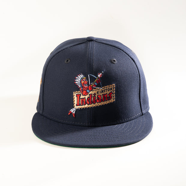 New Era Kinston Indians 59Fifty Fitted Hat Navy Milb