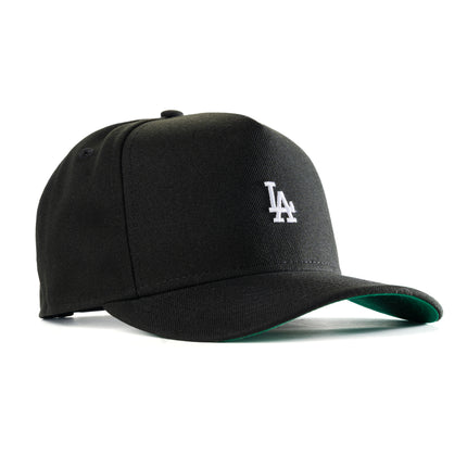 New Era Los Angeles Dodgers Micro Black 9Fifty A-Frame Snapback Hat