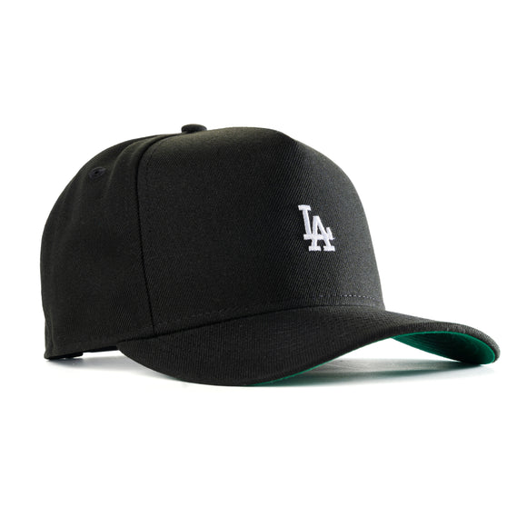 New Era Los Angeles Dodgers Micro Black 9Fifty A-Frame Snapback Hat
