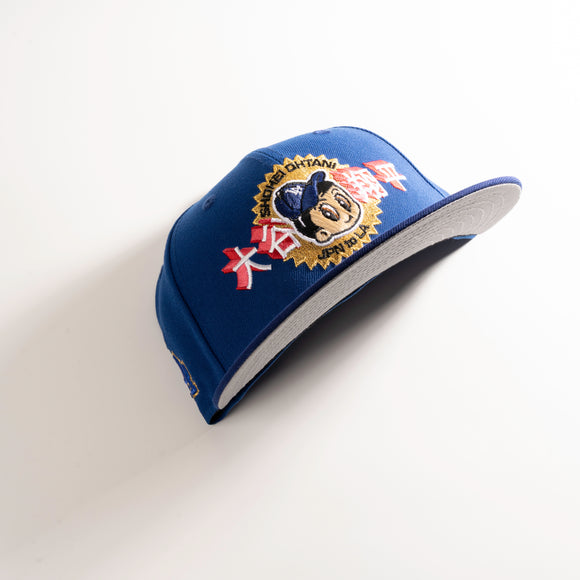 Los Angeles Dodgers Shohei Ohtani Jpn To La v2 59Fifty Fitted Hat Blue MLB