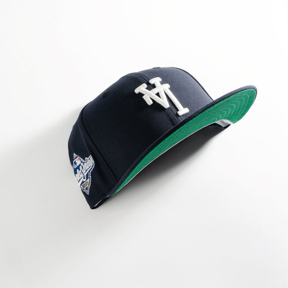 New Era Los Angeles Dodgers Upside Down 2025 World Series 59Fifty Fitted Hat