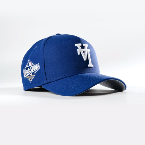 New Era Los Angeles Dodgers Upside Down 2025 World Series 9Forty A-Frame Snapback hat