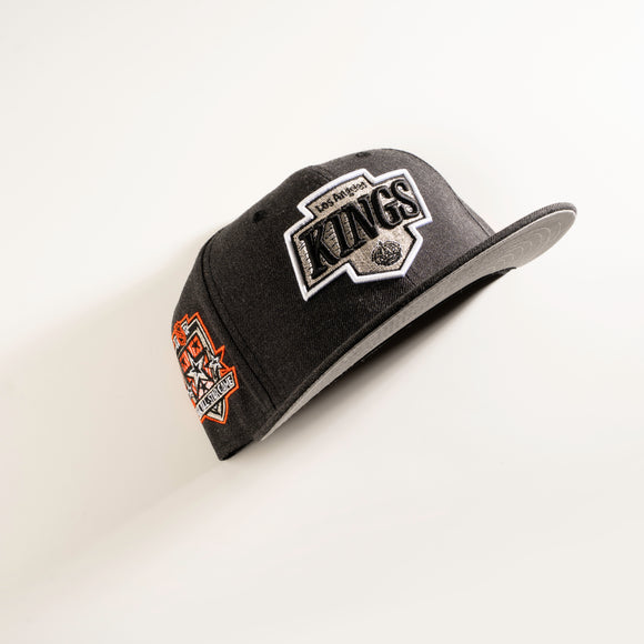 New Era Los Angeles Kings 2002 All Star 59Fifty Fitted Hat Black Heather NHL