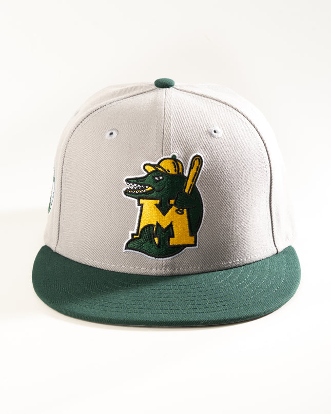 New Era Madison Muskies 59Fifty Fitted Hat Grey MiLB