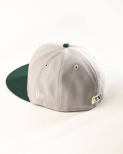 New Era Madison Muskies 59Fifty Fitted Hat Grey MILB