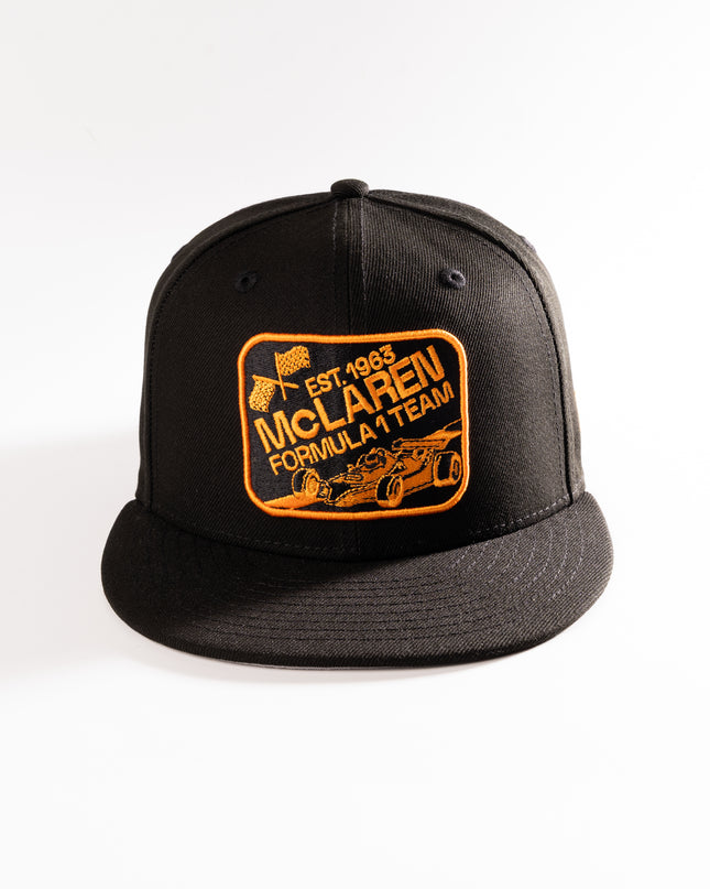 New Era McLaren F1 Racing 59Fifty Fitted Hat Black