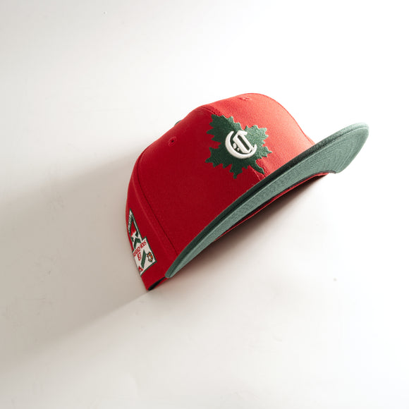 New Era Montreal Canadiens 1910 Jersey 59Fifty Fitted Hat Red Green NHL