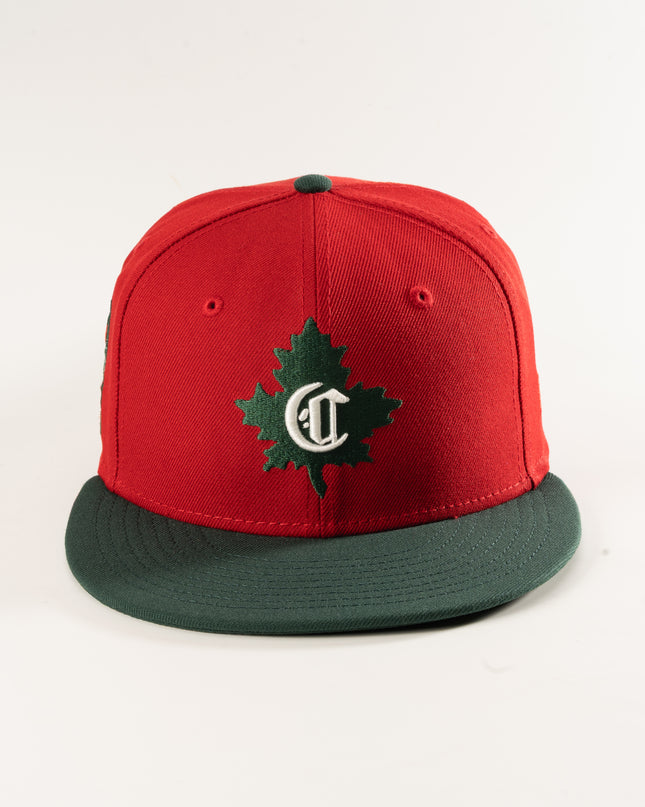 New Era Montreal Canadiens 1910 Jersey 59Fifty Fitted Hat Red Green NHL