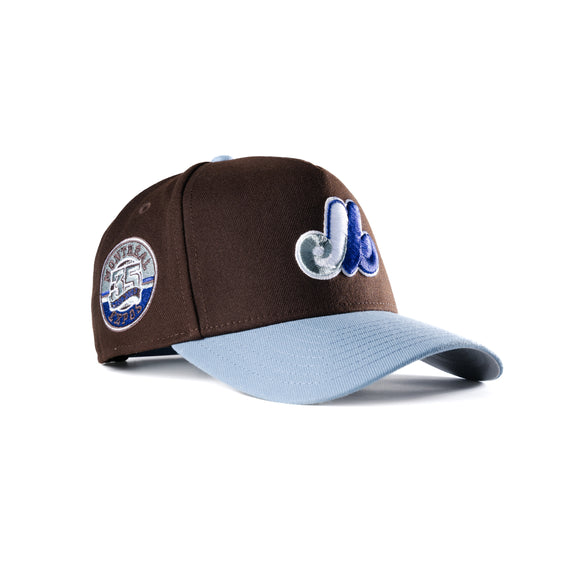 New Era Montreal Expos Brown Sugar 9Forty A-Frame Snapback Hat
