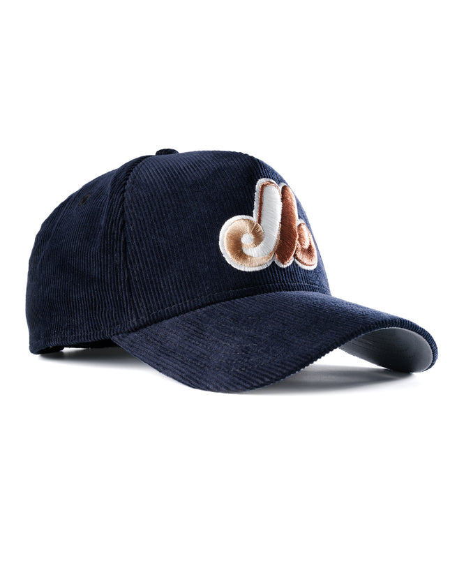 New Era Montreal Expos French Roast 9Forty A-Frame Snapback Hat