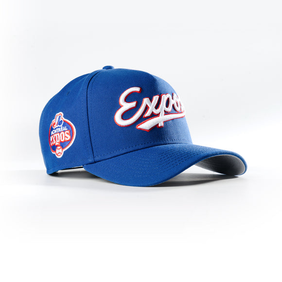 New Era Montreal Expos Jersey Script 9Forty A-Frame Snapback hat