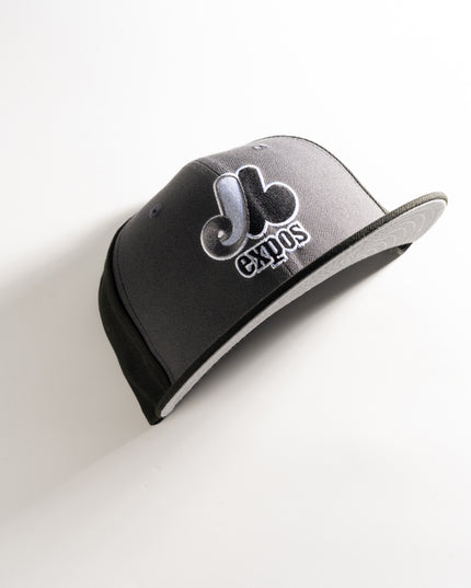 New Era Montreal Expos Magnetic Black 59Fifty Fitted Hat