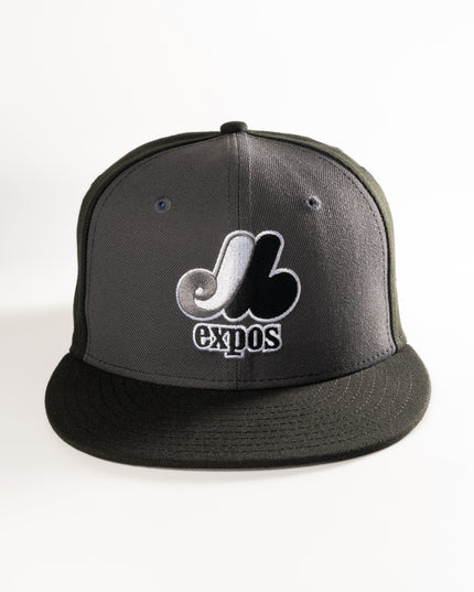 New Era Montreal Expos Magnetic Black 59Fifty Fitted Hat