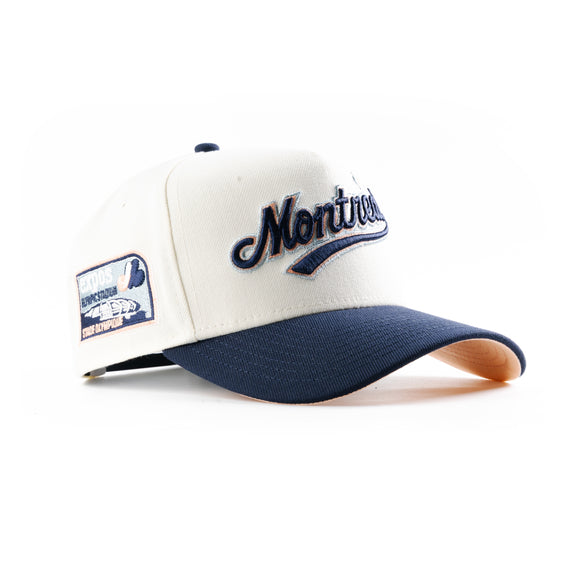 New Era Montreal Expos Olympic Script 9Forty A-Frame Snapback Hat
