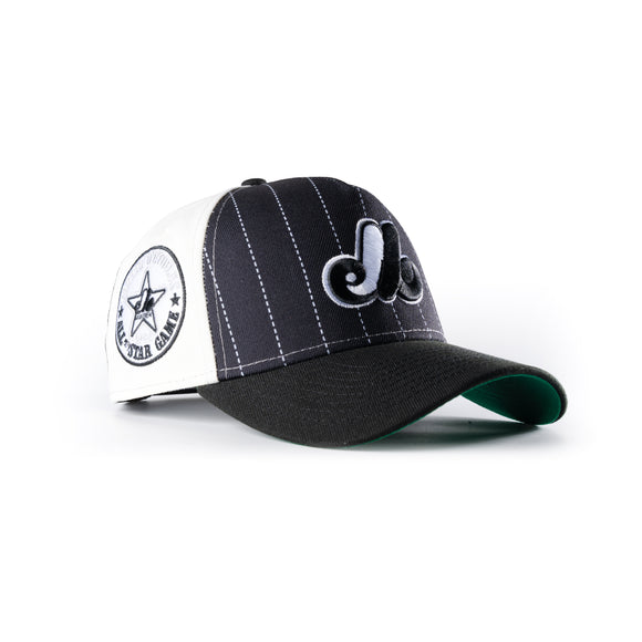 New Era Montreal Expos Patchwork Pinwheel 9Forty A-Frame Snapback Hat