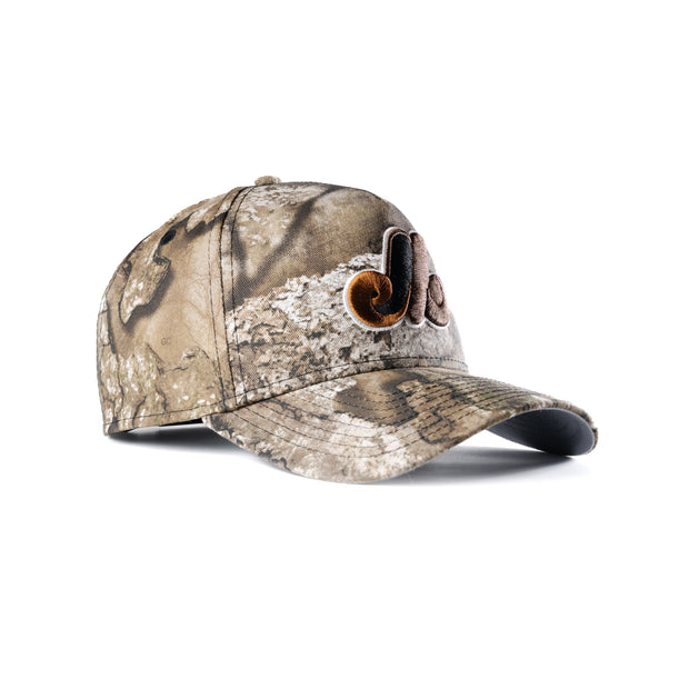 New Era Montreal Expos Real Tree APX 9Forty A-Frame Snapback Hat