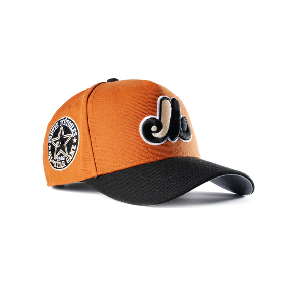 New Era Montreal Expos Saddleback 9Forty A-Frame Snapback Hat