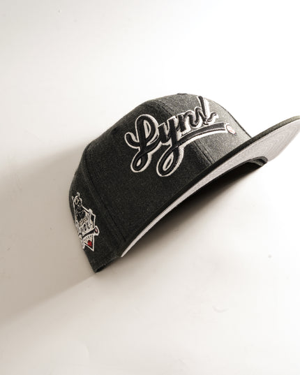 New Era Ottawa Lynx Script 59Fifty Fitted Hat Black MILB