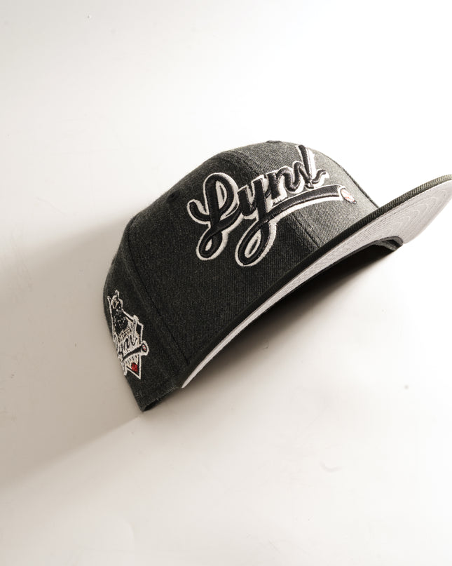 New Era Ottawa Lynx Script 59Fifty Fitted Hat Black MILB