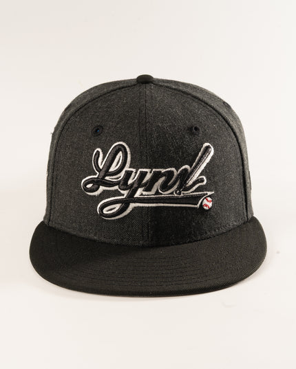 New Era Ottawa Lynx Script 59Fifty Fitted Hat Black MILB