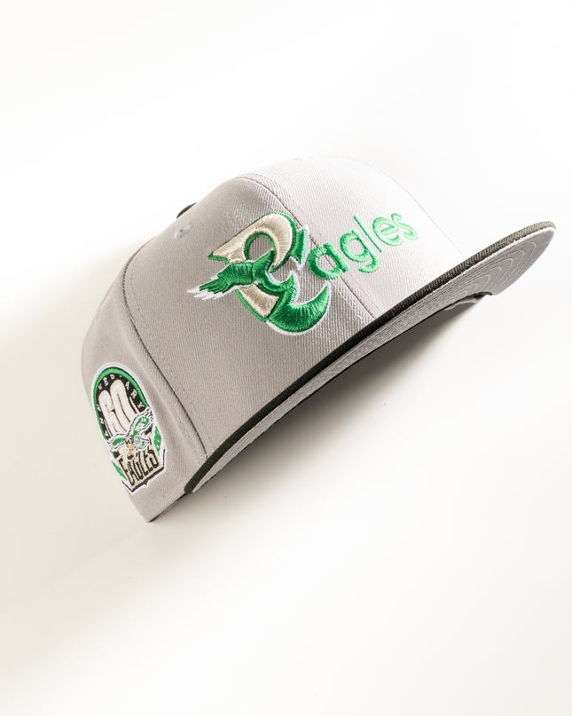 New Era Philadelphia Eagles 59Fifty Fitted Hat Grey Black NFL
