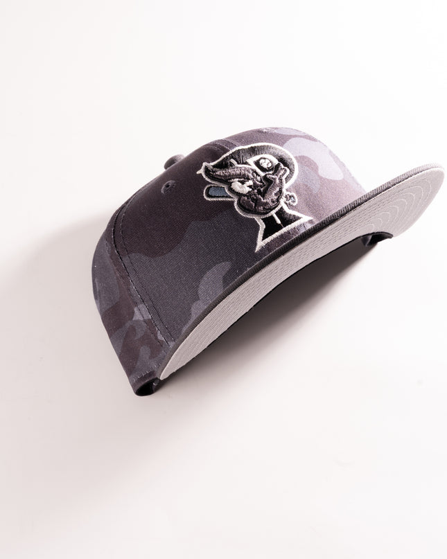 New Era Pulaski Blue Jays Camo Vize 59Fifty Fitted Hat MILB