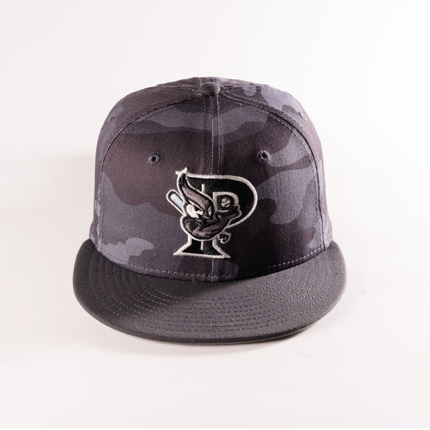 New Era Pulaski Blue Jays Camo Vize 59Fifty Fitted Hat MILB