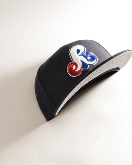 New Era Rockford Expos 59Fifty Fitted Hat Navy MILB