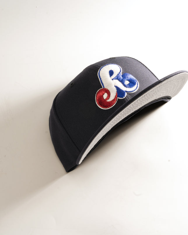 New Era Rockford Expos 59Fifty Fitted Hat Navy MILB