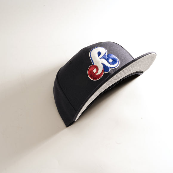New Era Rockford Expos 59Fifty Fitted Hat Navy MILB
