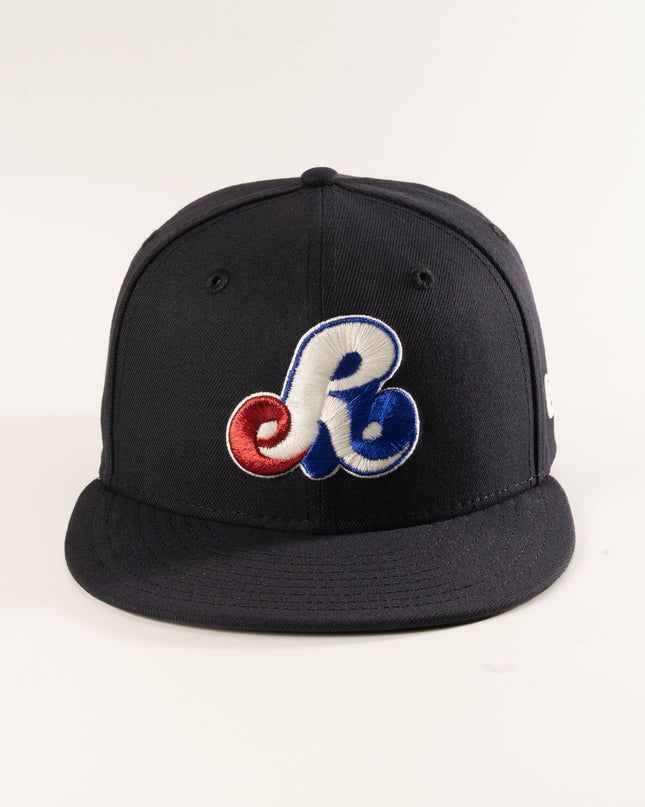 New Era Rockford Expos 59Fifty Fitted Hat Navy MILB