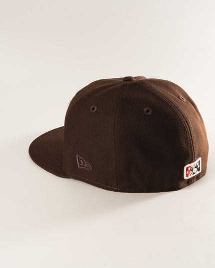 New Era Round Rock Express Briskets Theme Night 59Fifty Fitted Hat Brown MILB