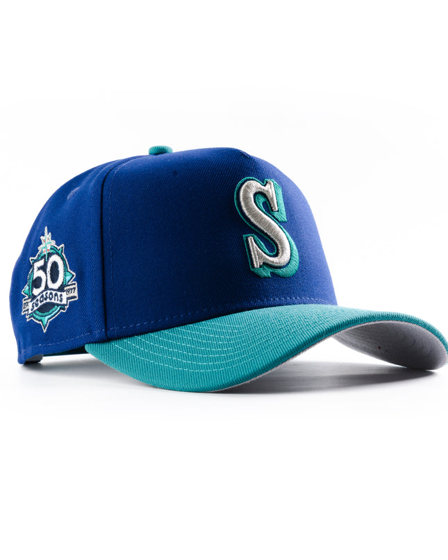 New Era Seattle Mariners 50 Seasons 9Forty A-Frame Snapback Hat