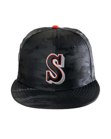 New Era Seattle Mariners Black Camo 59Fifty Fitted Hat