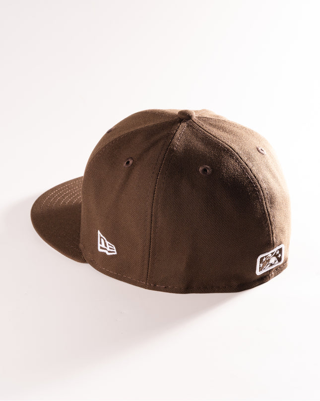 New Era Stockton Ports 59Fifty Fitted Hat Brown MILB