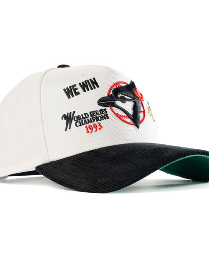 New Era Toronto Blue Jays 1993 World Series Champions Replica Custom 9Forty A-Frame Snapback Hat