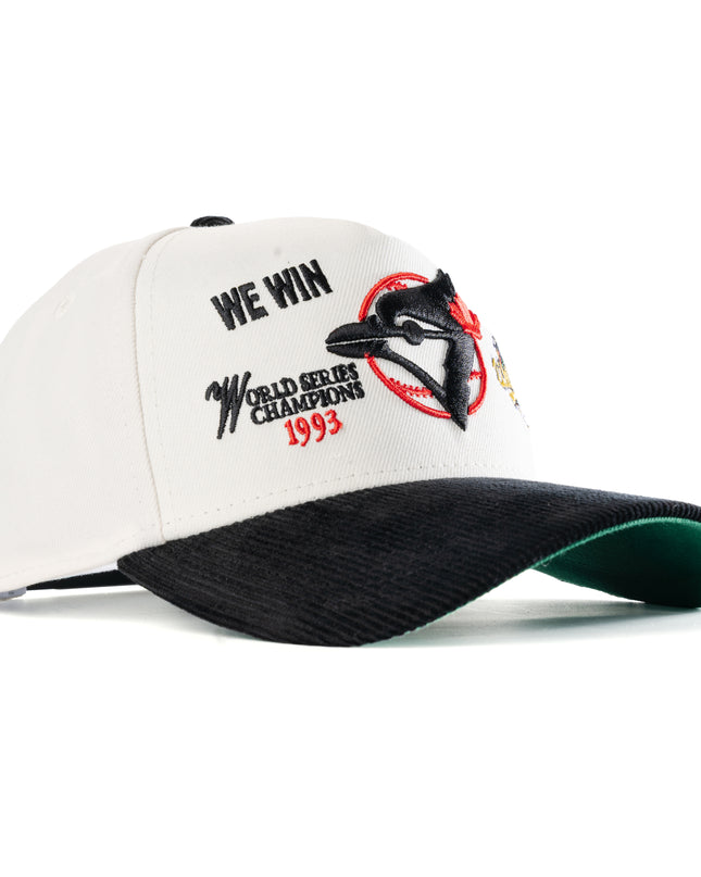 New Era Toronto Blue Jays 1993 World Series Champions Replica Custom 9Forty A-Frame Snapback Hat