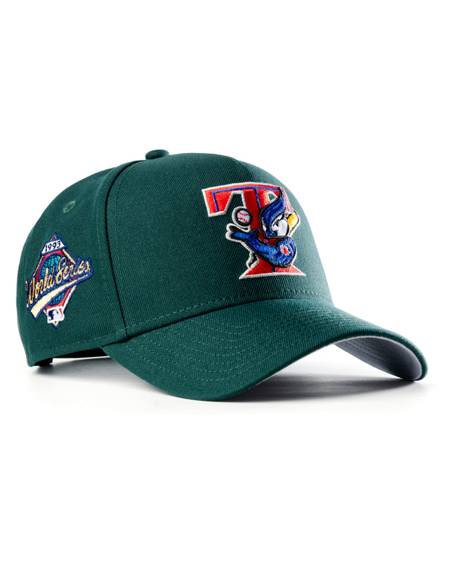 New Era Toronto Blue Jays 1993 World Series T-Bird Dark Green 9Forty A-Frame Snapback Hat